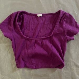 GARAGE purple tank top